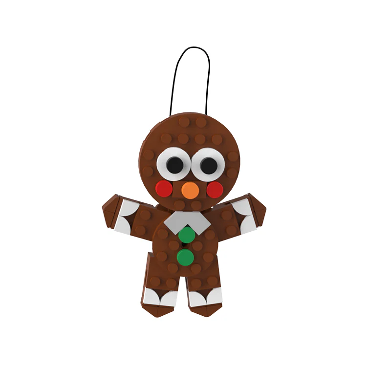 GOBRICKS MOC A0076Y06 Christmas pendant-Christmas bear - YWOBB