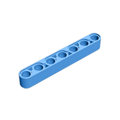 GOBRICKS GDS-665 Liftarm Thick 1 x 7 - YWOBB