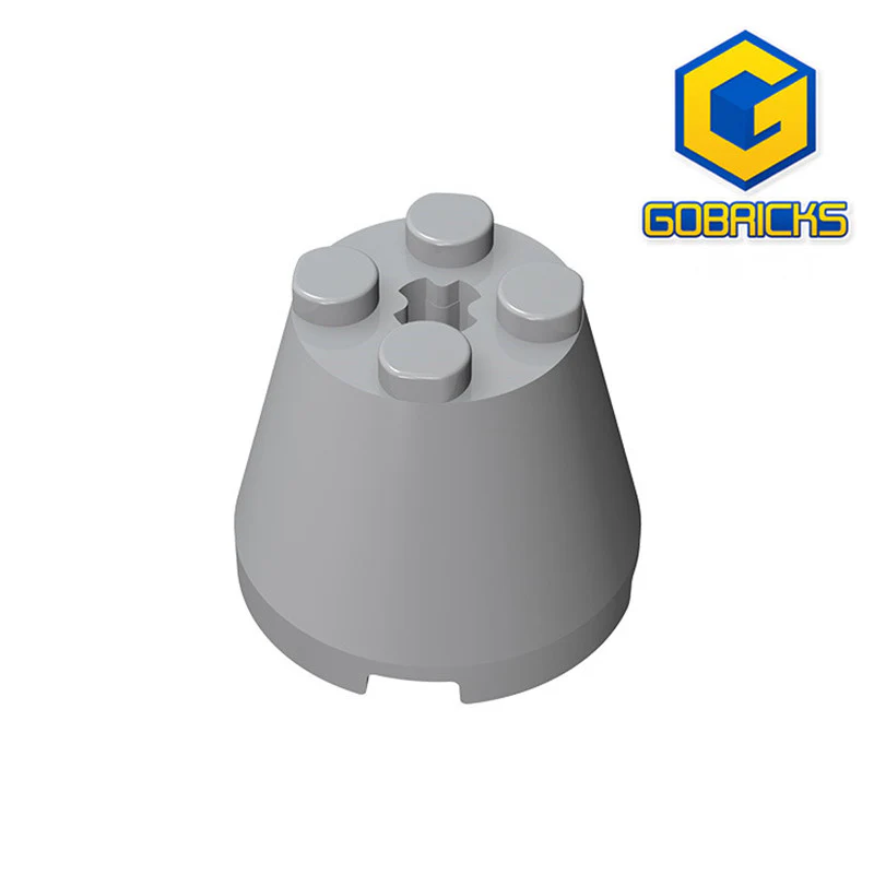GOBRICKS GDS-1047 Cone 3 x 3 x 2 - YWOBB