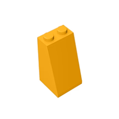 GOBRICKS GDS-1404 Slope 75 2 x 2 x 3 - Solid Studs - YWOBB