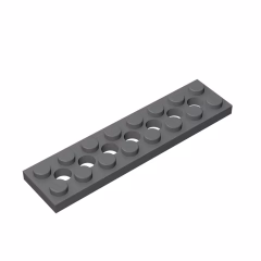 GOBRICKS GDS-699  Plate 2 x 8 with 7 Holes - YWOBB