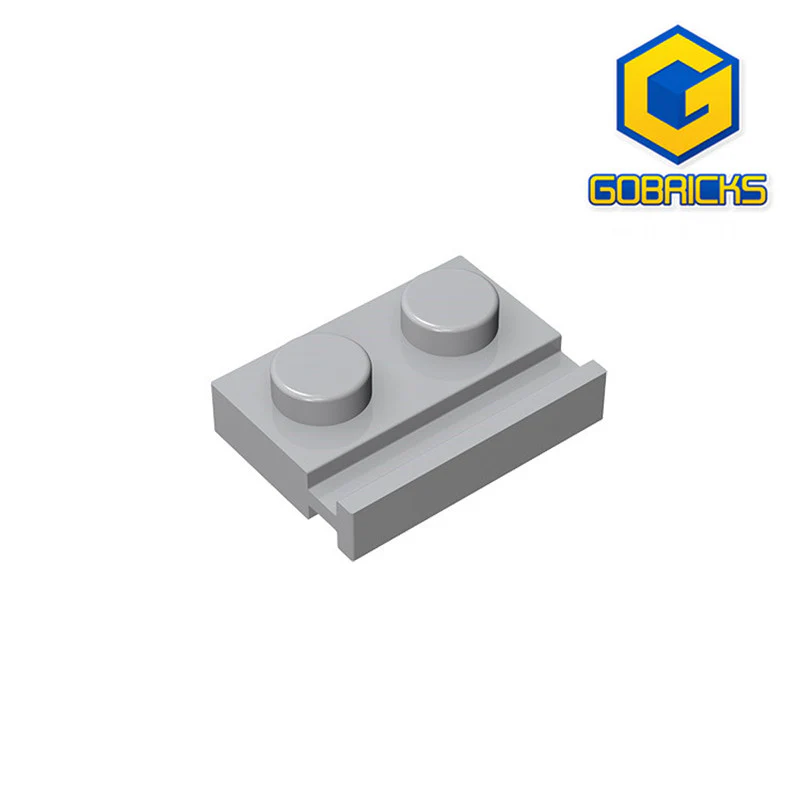 GOBRICKS GDS-806  Modified 1 x 2 with Door Rail - YWOBB