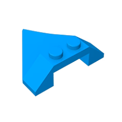 GOBRICKS GDS-1076 Wedge 4 x 4 Pointed - YWOBB