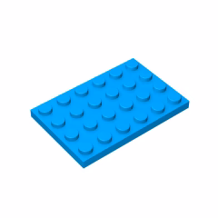 GOBRICKS GDS-520 Plate 4 x 6 - YWOBB