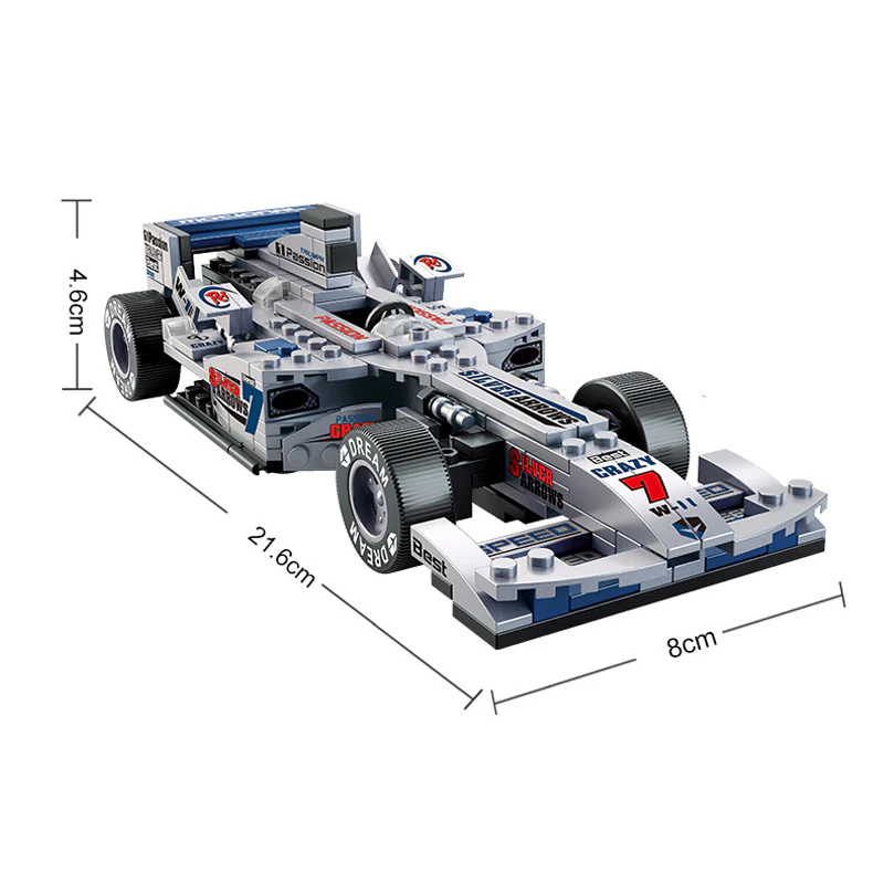 SLUBAN M38-B0352 The F1 SILVER Racing Car - YWOBB