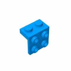 GOBRICKS GDS-641 Bracket 1 x 2 - 2 x 2 - YWOBB