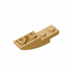 GOBRICKS GDS-731  Curved 4 x 1 Inverted - YWOBB