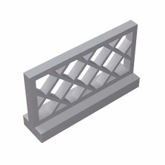 GOBRICKS GDS-882 Fence 1 x 4 x 2 - YWOBB