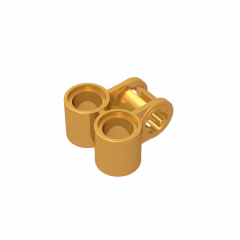 GOBRICKS GDS-927 Axle and Pin Connector Perpendicular Double - YWOBB