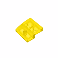 GOBRICKS GDS-659  Curved 2 x 2 - YWOBB