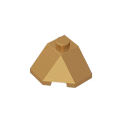 GOBRICKS GDS-802 Wedge 2 x 2 - YWOBB