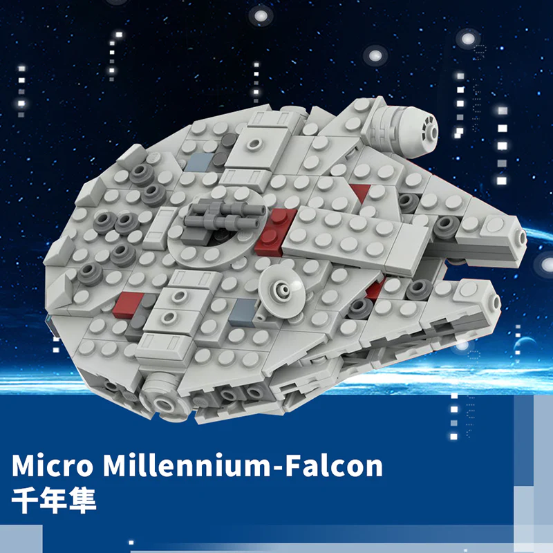 GOBRICKS MOC 32621 Micro Millennium-Falcon - YWOBB