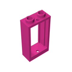 GOBRICKS GDS-782 Window 1 x 2 x 3 Flat Front - YWOBB