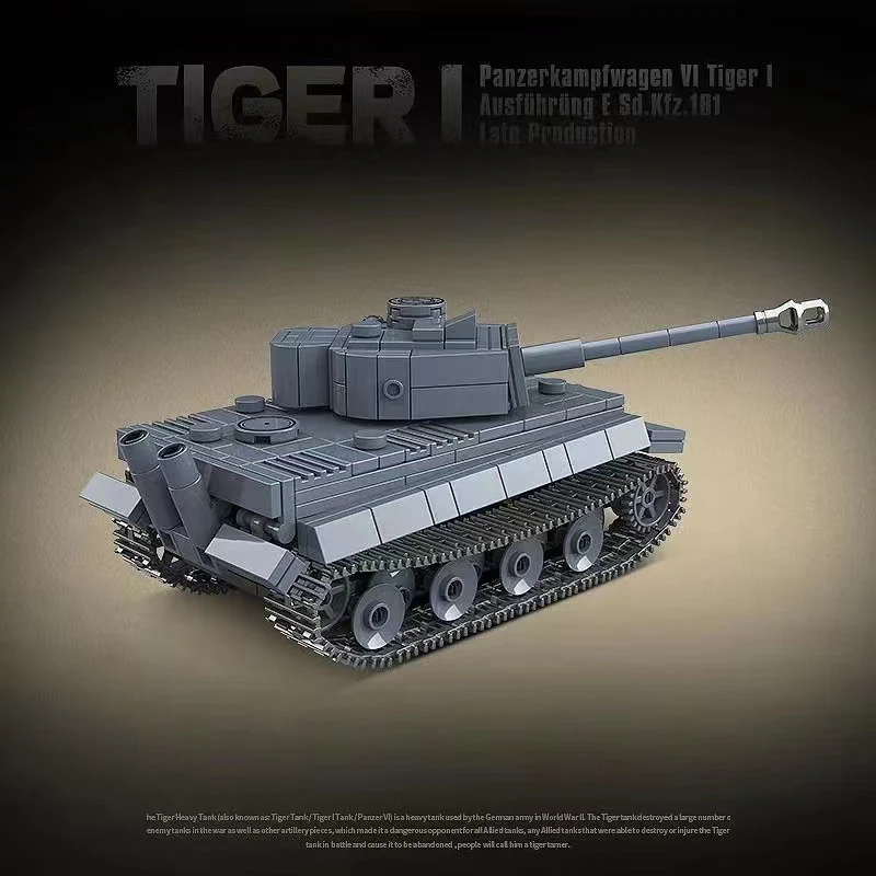 QuanGuan 100242 Panzerkampfwagen VI Tiger Ausf.E (Sd.Kfz.181) Tiger I - YWOBB