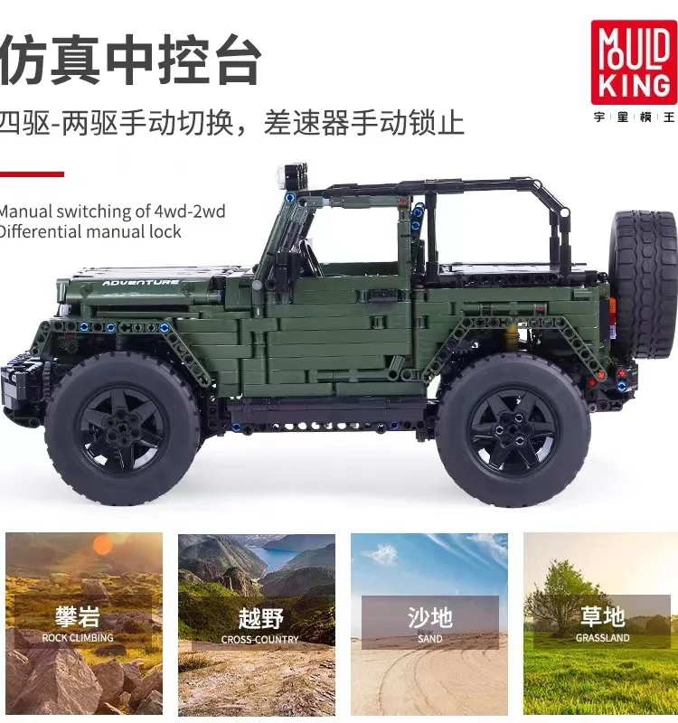 Mould King 13124 Jeep Wrangler OVP EU Warehouse Version - YWOBB