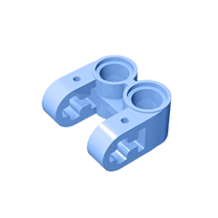 GOBRICKS GDS-992 Axle and Pin Connector Perpendicular Double Split - YWOBB