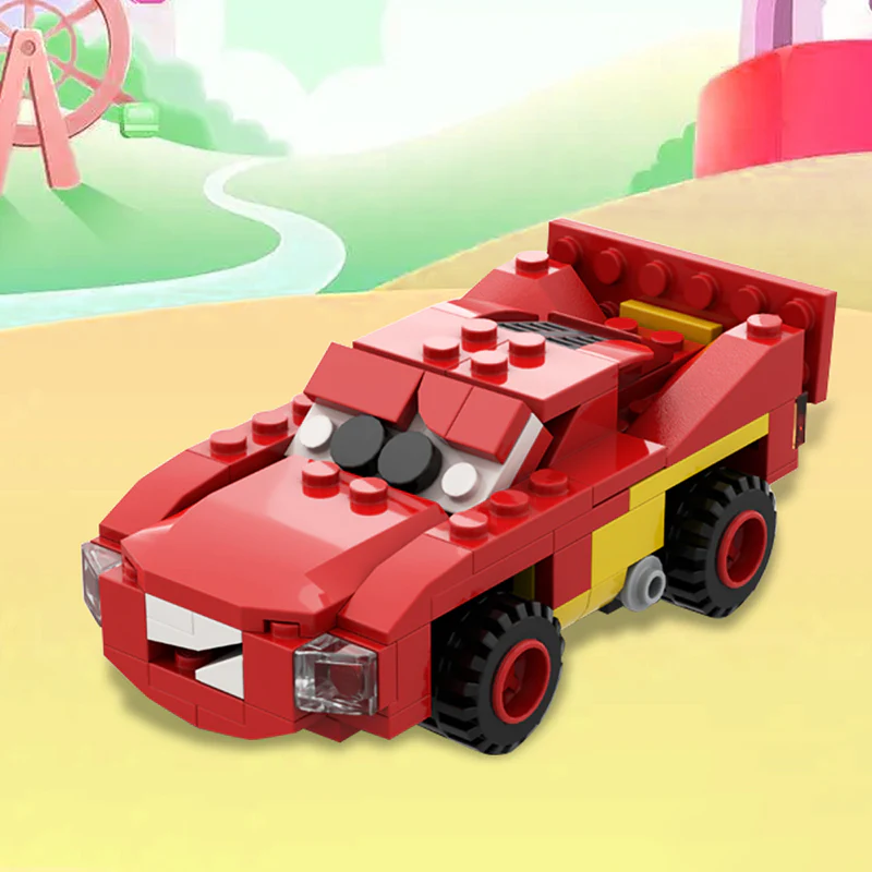GOBRICKS MOC 139587 Lightning McQueen - YWOBB