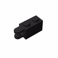GOBRICKS GDS-1094 Hinge Brick 1 x 2 Locking with 2 Fingers Horizontal End, 9 Teeth - YWOBB