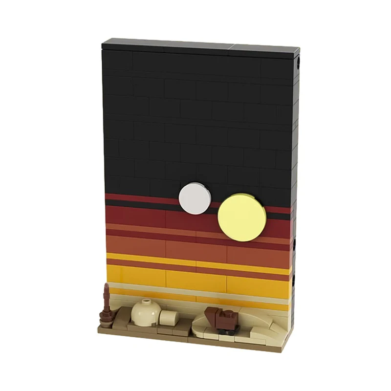 GOBRICKS MOC 149666 Postcard From Tatooine - YWOBB