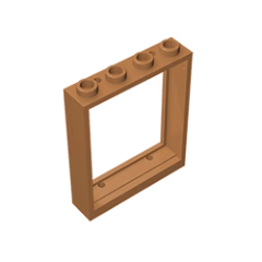 GOBRICKS GDS-765  Frame 1 x 4 x 4 Lift - YWOBB