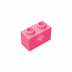 GOBRICKS GDS-633  Brick 1 x 2 with Axle Hole - YWOBB
