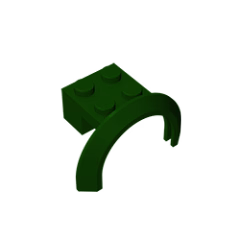 GOBRICKS GDS-1318 Mudguard 4 x 2 1/2 x 1 2/3 with Arch Round - YWOBB