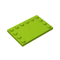 GOBRICKS GDS-757  Modified 4 x 6 with Studs on Edges - YWOBB
