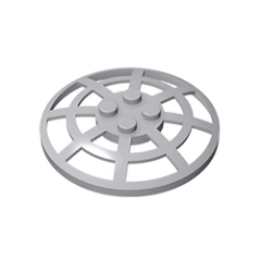 GOBRICKS GDS-1289 Dish 6 x 6 Inverted Webbed - YWOBB