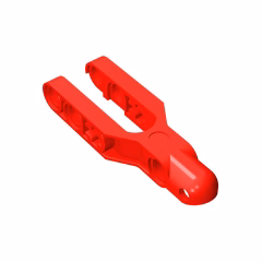 GOBRICKS GDS-1033 Steering Arm 6 x 2 with Tow Ball Socket Rounded, Chamfered - YWOBB