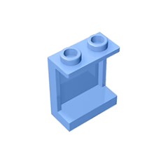 GOBRICKS GDS-785 Panel 1 x 2 x 2 with Side Supports - Hollow Studs - YWOBB