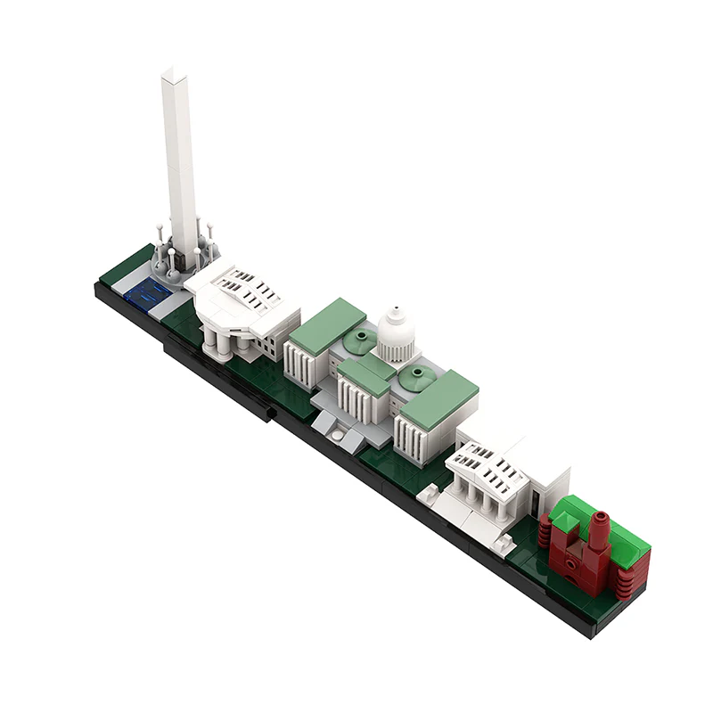 GOBRICKS MOC 50791 Washington DC Skyline - YWOBB