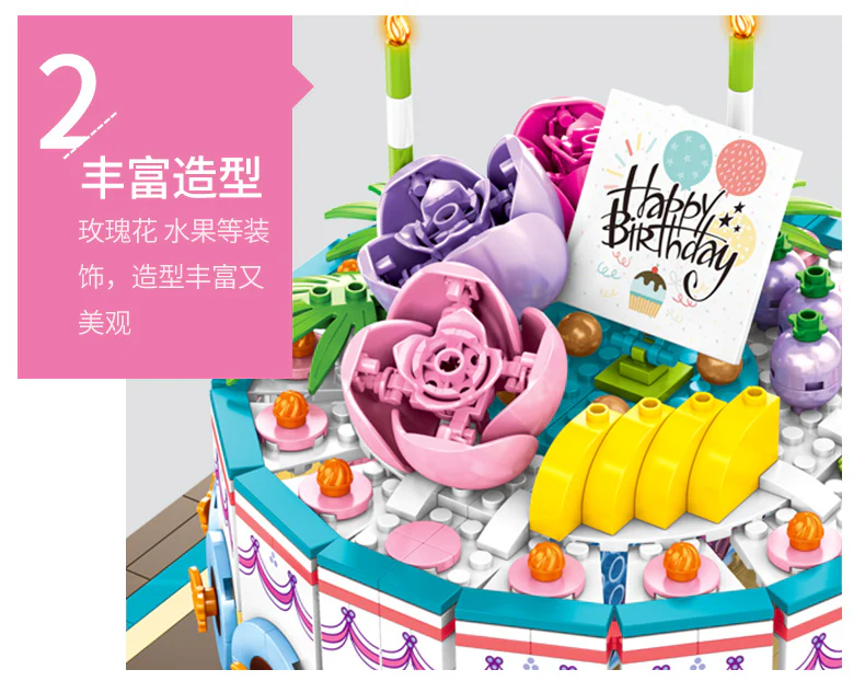 SEMBO 601400 Birthday Cake - YWOBB