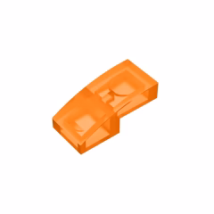 GOBRICKS GDS-656  Curved 2 x 1 - YWOBB