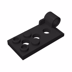 GOBRICKS GDS-975 Hinge Plate 2 x 4 with Pin Hole and 3 Holes - Bottom - YWOBB