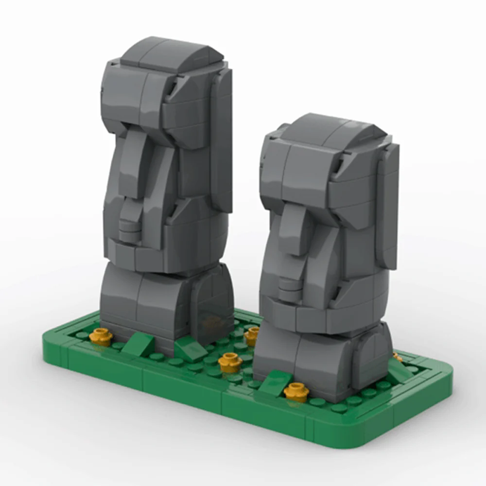 GOBRICKS MOC 40120 Moai - YWOBB