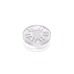 GOBRICKS GDS-1160 Wheel 18mm D. x 8mm with Fake Bolts and Deep Spokes with Inner Ring - YWOBB