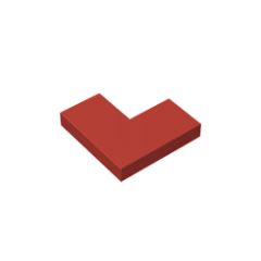 GOBRICKS GDS-567 Tile 2 x 2 Corner - YWOBB
