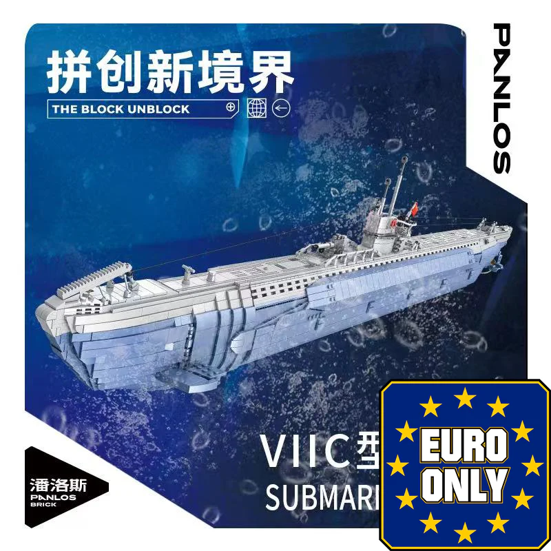 PANLOS 628011 VIIC U-552 Submarine OVP EU Warehouse Version - YWOBB