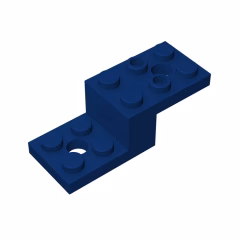 GOBRICKS GDS-713 Bracket 5 x 2 x 1 1/3 with 2 Holes - YWOBB