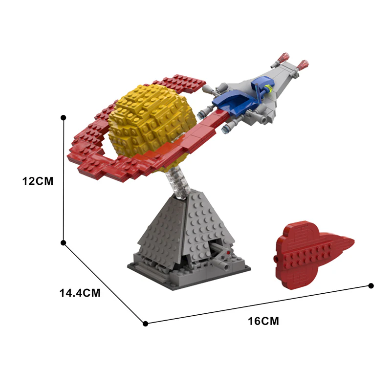 GOBRICKS MOC 25958 Classic Space 3D - YWOBB