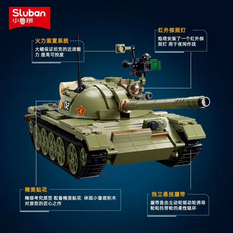 SLUBAN M38-B1135 T54S medium tank - YWOBB