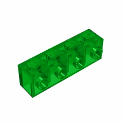 GOBRICKS GDS-637  Modified 1 x 4 with 4 Studs on  Side - YWOBB