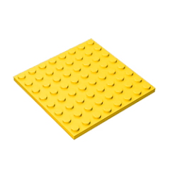 GOBRICKS GDS-528 Plate 8 x 8 - YWOBB