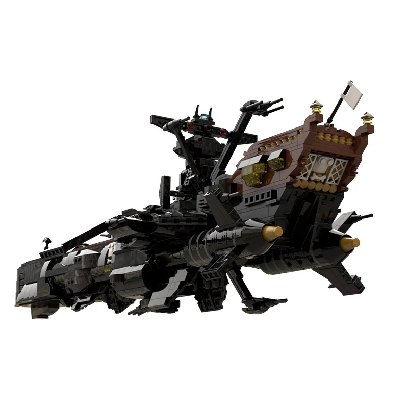 MOC 48193 Space Pirate Ship Arcadia - Captain Harlock (Albator) - YWOBB