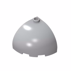 GOBRICKS GDS-1078 Round Corner 3 x 3 x 2 Dome Top - YWOBB