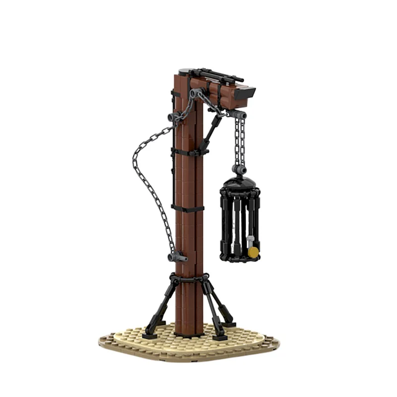 GOBRICKS MOC 153109 Skeletons in a cage Suspended - YWOBB