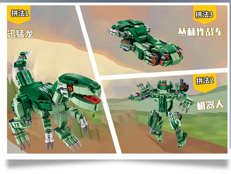 PANLOS 612001 Dinosaurs 4 In 1 - YWOBB