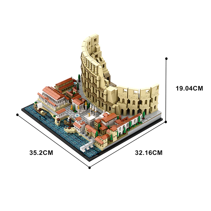 GOBRICKS MOC A1025 Colosseum - YWOBB