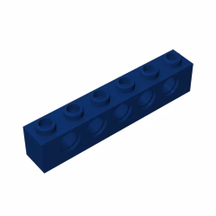 GOBRICKS GDS-626  Brick 1 x 6 with Holes - YWOBB
