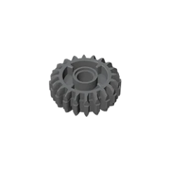 GOBRICKS GDS-1497 Gear 20 Tooth Double Bevel with Clutch on Both Sides - YWOBB